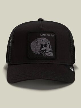 Goorin Bros. “TONAL SKULL “ CANCELED Trucker Hat. Mesh SnapBack. NWT